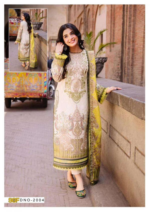 SOF Aliya.B Vol-2 – Pakistani Readymade Kurti Pant With Dupatta